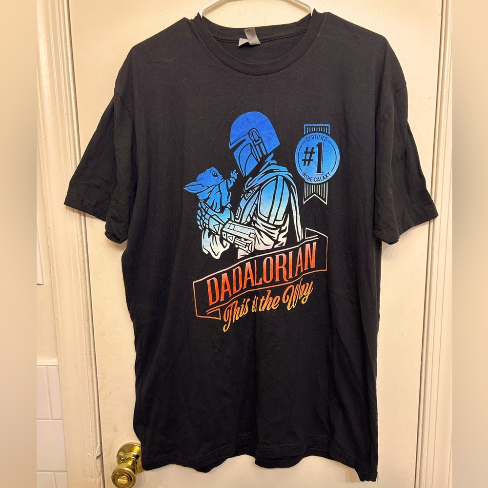 XL Star Wars Dadalorian black t-shirt